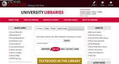 Desktop Screenshot of library.csueastbay.edu