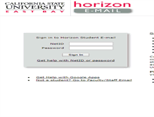 Tablet Screenshot of horizon.csueastbay.edu
