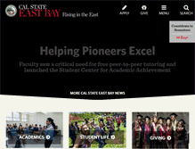 Tablet Screenshot of csueastbay.edu